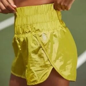 FP Movement by Free People Vibrant Yellow Athletic Shorts